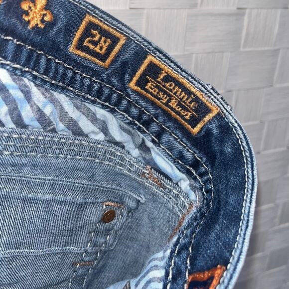 Rock Revival Lonnie Easy Boot Stretch Jeans Women’s Size 28 Thick Stitch - Picture 7 of 11